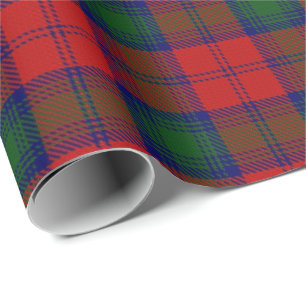Clan Lindsay Lindsey Scottish Tartan Wrapping Paper