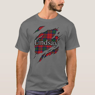 Clan Lindsay Lindsey Tartan Spirit T-Shirt