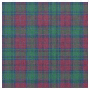 Clan Lindsay Tartan Fabric