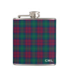 Clan Lindsay Tartan Monogrammed