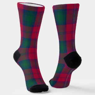 Clan Lindsay Tartan  Socks