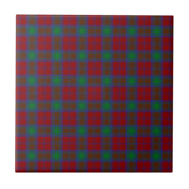 Clan Lindsay Tartan Tile (Front)