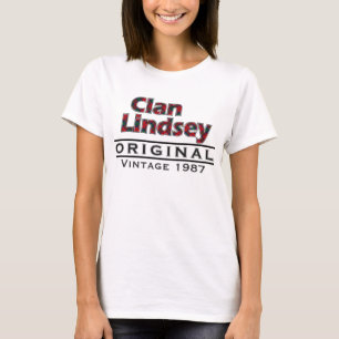 Clan Lindsey Vintage Customise Your Birthyear T-Shirt