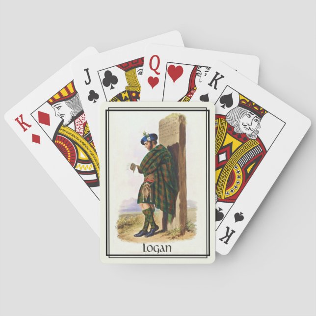 Clan Logan Classic Scotland Deck Playing Cards (Back)