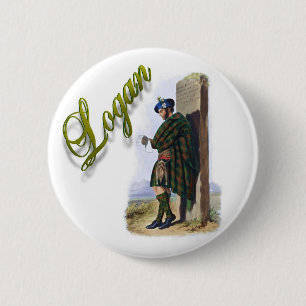 Clan Logan Scottish Dream Button