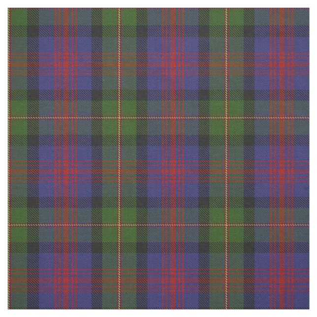 Clan Logan Scottish Tartan Plaid Fabric (Swatch)
