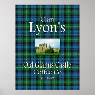 Clan Lyon's Old Glamis Castle Coffee Co. Poster