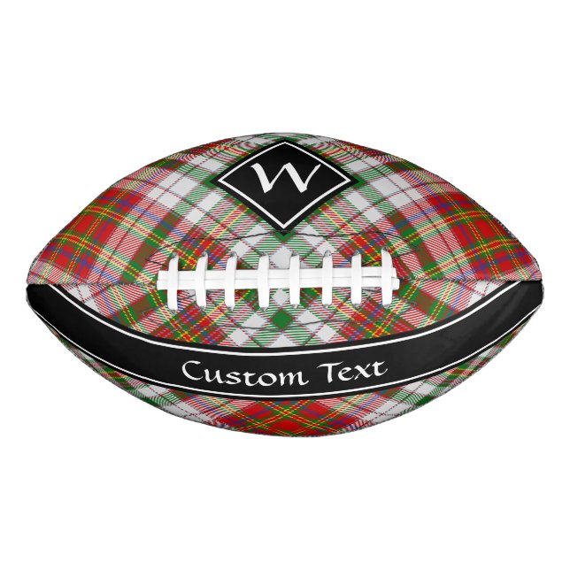 Clan MacAlister Dress Tartan Football American Football (Front)