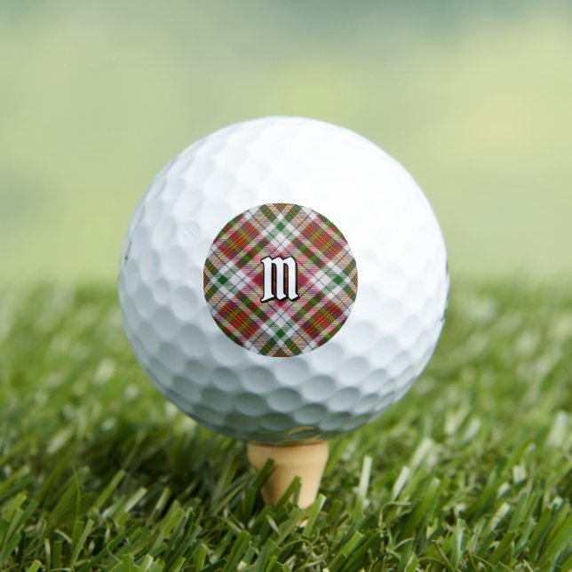 Clan MacAlister Dress Tartan Golf Balls (Insitu Tee)