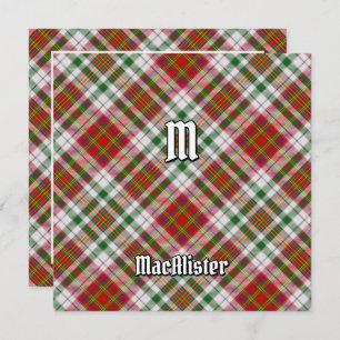 Clan MacAlister Dress Tartan Invitation