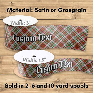 Clan MacAlister Dress Tartan Satin Ribbon