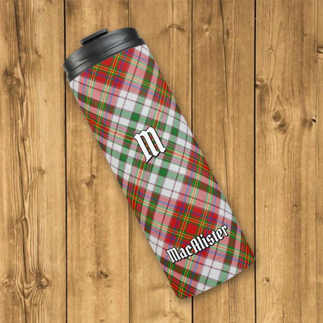Clan MacAlister Dress Tartan Thermal Tumbler (Creator Uploaded)