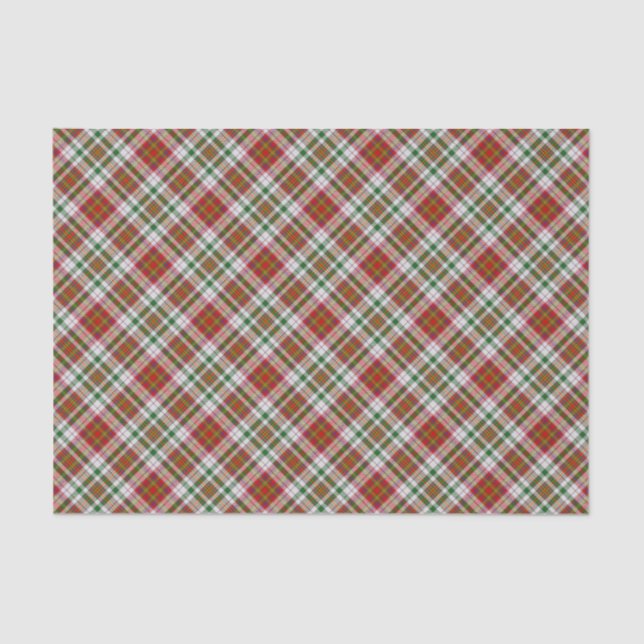Clan MacAlister Dress Tartan Tissue Paper (Front)