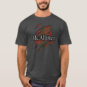 Clan MacAlister McAllister Tartan Spirit Shirt