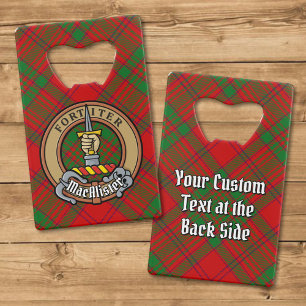 Clan MacAlister of Glenbarr Crest over Tartan