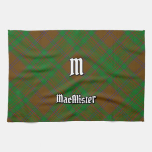 Clan MacAlister of Glenbarr Hunting Tartan Tea Towel