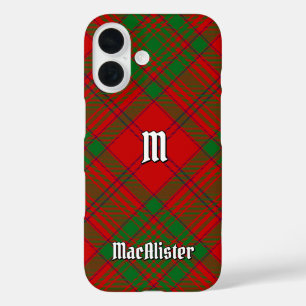 Clan MacAlister of Glenbarr Tartan iPhone 16 Case