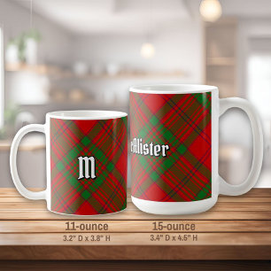 Clan MacAlister of Glenbarr Tartan Coffee Mug