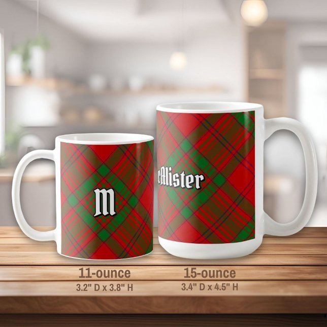 Clan MacAlister of Glenbarr Tartan Coffee Mug (Creator Uploaded)