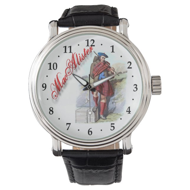 Clan MacAlister Scottish Dream Watch (Front)