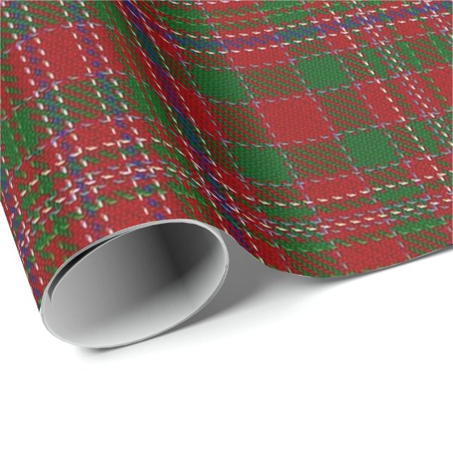 Clan MacAlister Scottish Tartan Wrapping Paper (Roll Corner)