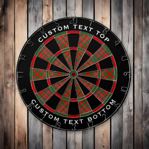 Clan MacAlister Tartan Dart Board