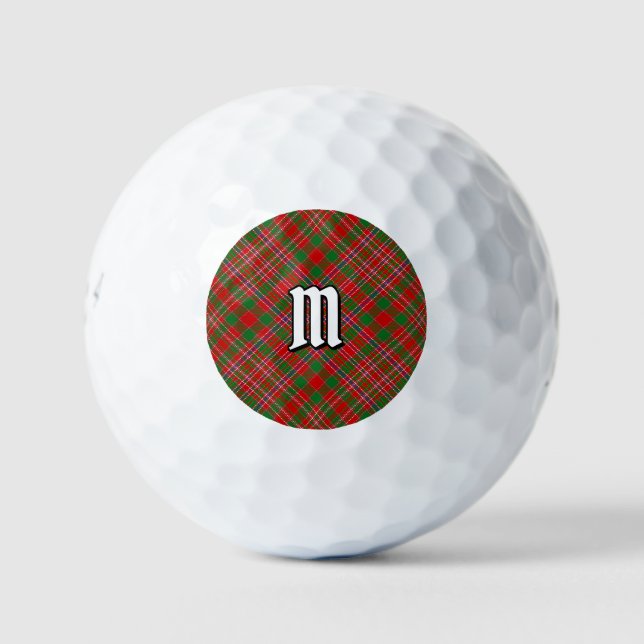 Clan MacAlister Tartan Golf Balls (Front)
