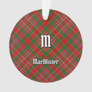 Clan MacAlister Tartan Ornament
