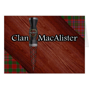 Clan MacAlister Tartan Sgian Dubh Blade
