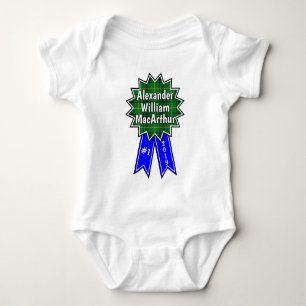 Clan MacArthur Arthur #1 Award Blue Ribbon Baby Bodysuit