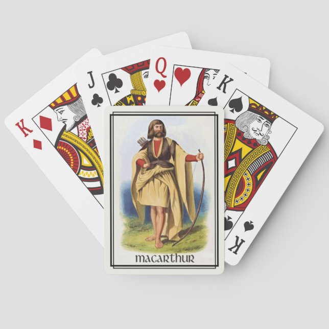 Clan MacArthur Classic Scotland Deck Playing Cards (Back)