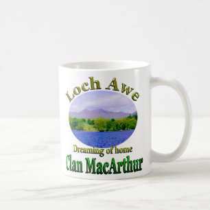 Clan MacArthur Dreaming of Home Loch Awe Scotland Coffee Mug