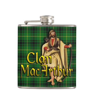 Clan MacArthur Old Scotland Flask