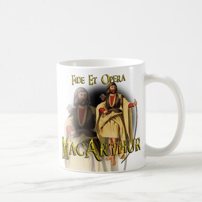 Clan MacArthur Old Scottish Mug (Right)