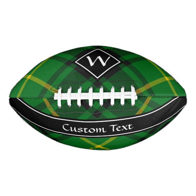 Clan MacArthur Tartan American Football (Front)