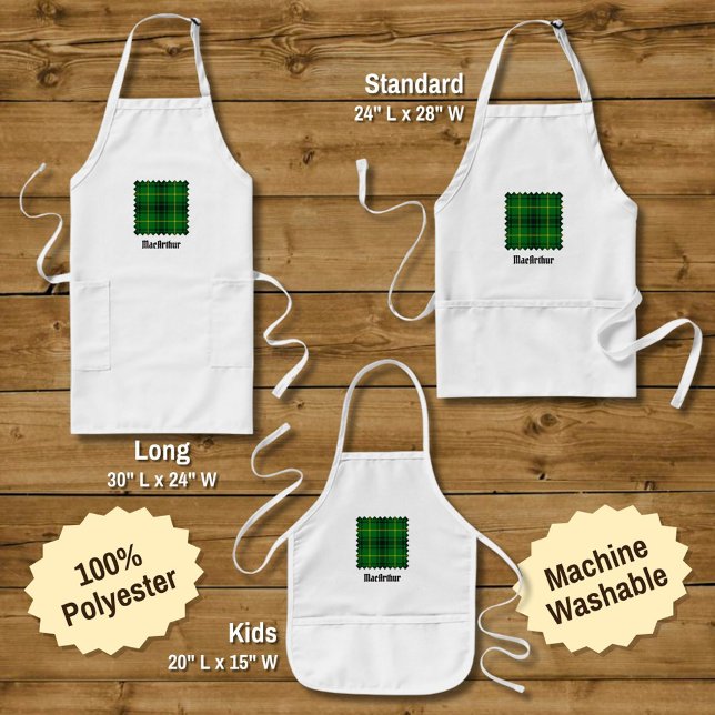 Clan MacArthur Tartan Long Apron (Creator Uploaded)