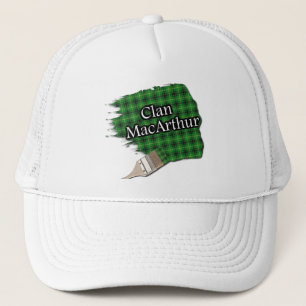 Clan MacArthur Tartan Paint Brush Cap