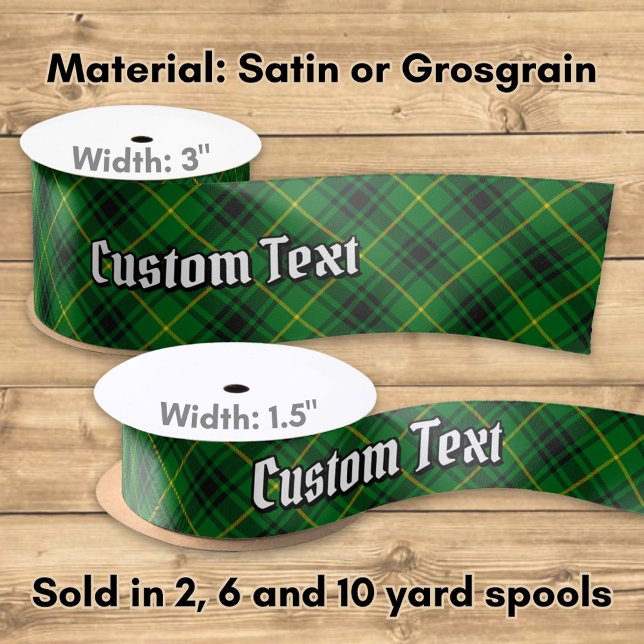 Clan MacArthur Tartan Satin Ribbon (Creator Uploaded)