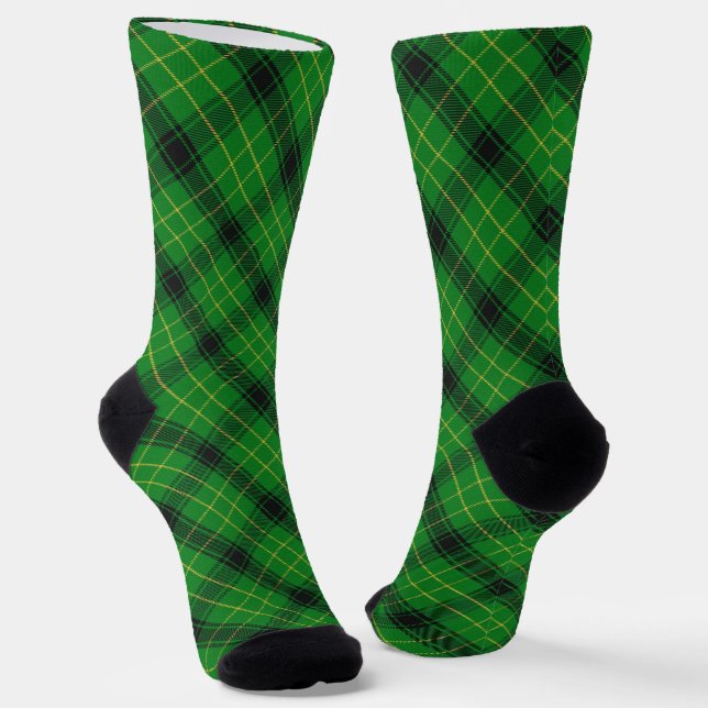 Clan MacArthur Tartan  Socks (Angled)