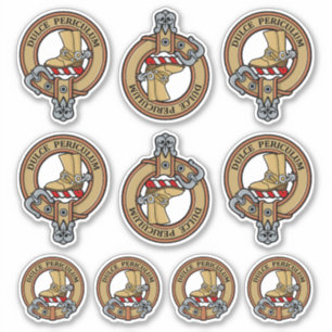 Clan MacAulay Crest Sticker Set