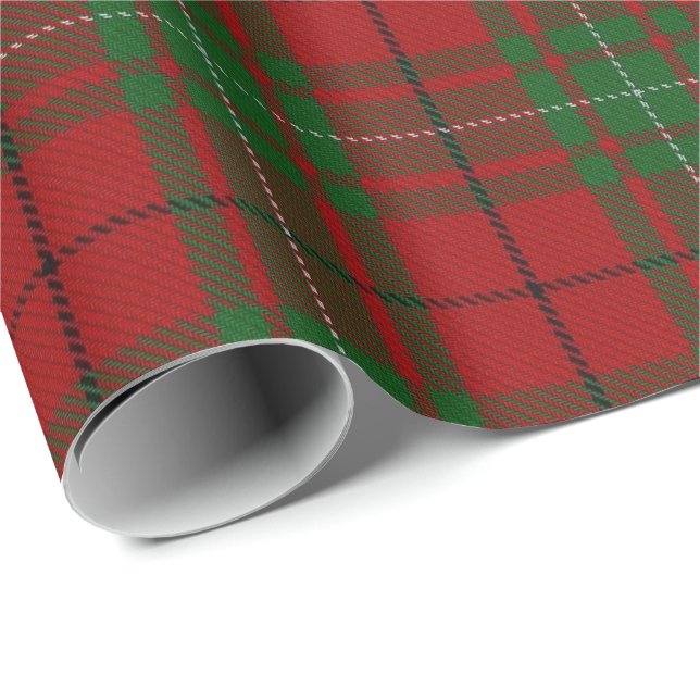 Clan MacAulay Scottish Tartan Wrapping Paper (Roll Corner)