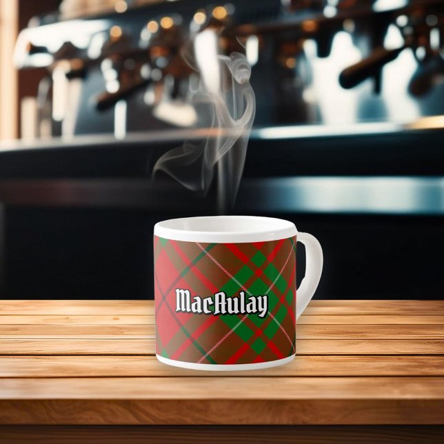 Clan MacAulay Tartan Espresso Cup (Creator Uploaded)