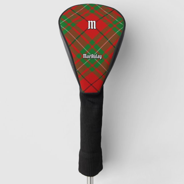 Clan MacAulay Tartan Golf Head Cover (Front)