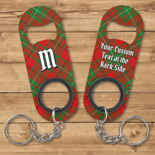 Clan MacAulay Tartan Keychain Bottle Opener