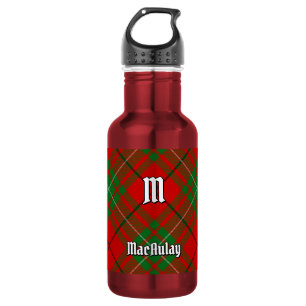 Clan MacAulay Tartan Steel Water Bottle