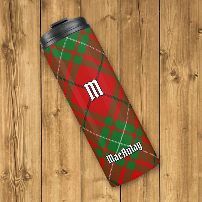 Clan MacAulay Tartan Thermal Tumbler (Creator Uploaded)