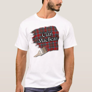 Clan MacBean Scottish Tartan Paint Shirt