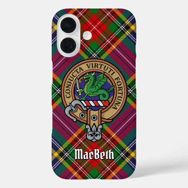 Clan MacBeth Crest Case-Mate iPhone Case (Back)