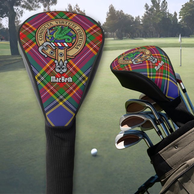 Clan MacBeth Crest Golf Head Cover (Creator Uploaded)