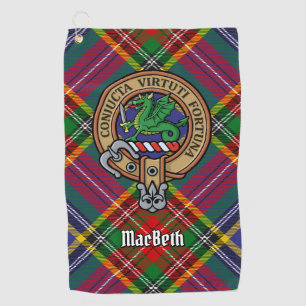 Clan MacBeth Crest Golf Towel